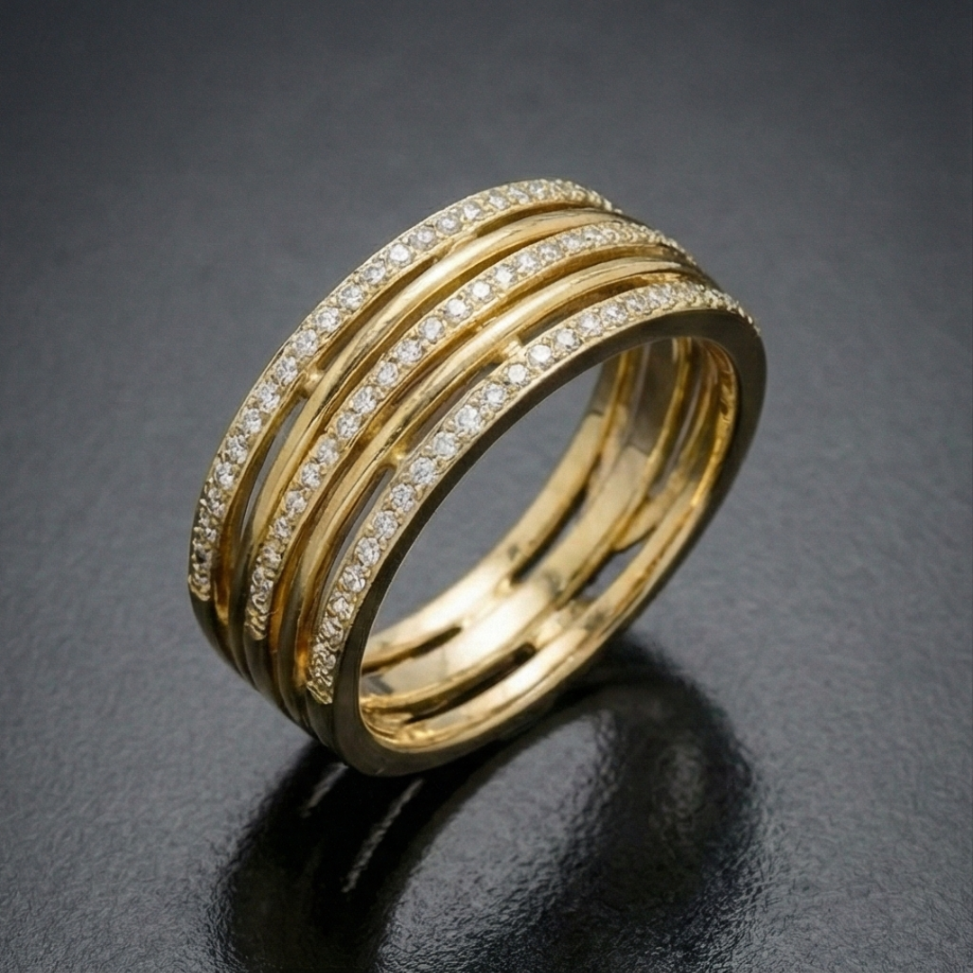 Draaigouden Harmonie Ring