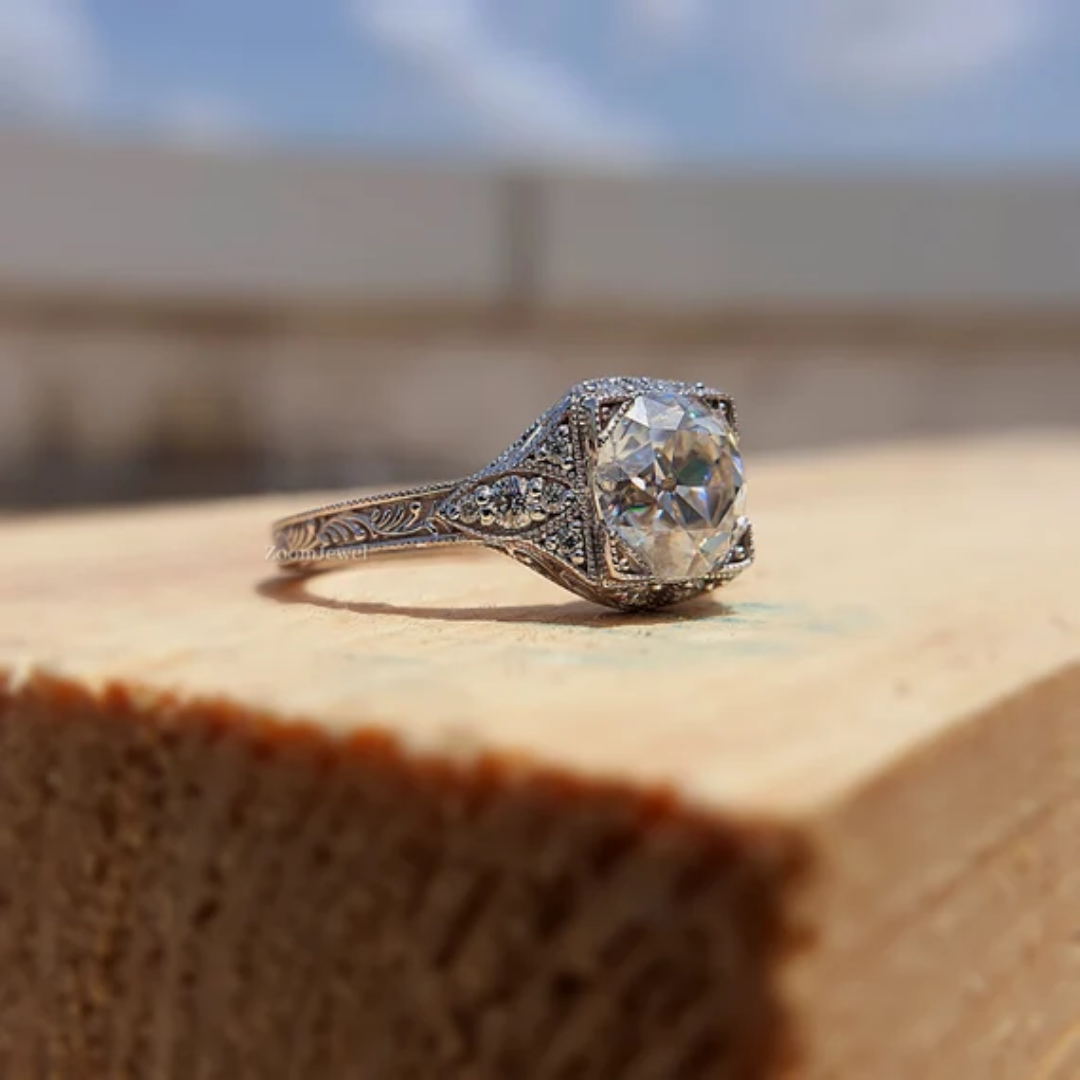Vintage Diamanten Filigree Ring