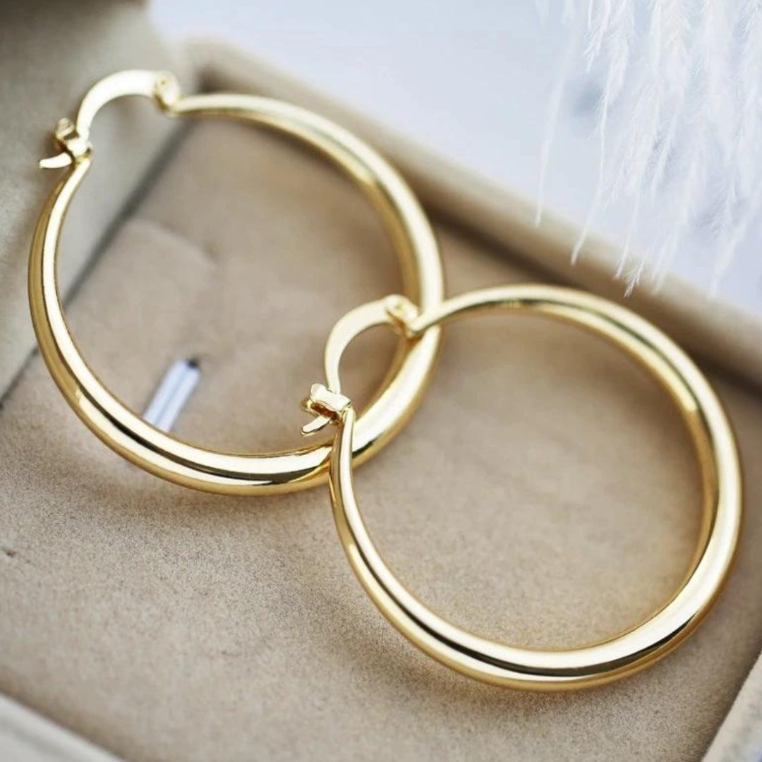 Grote Oorbellen in Goud