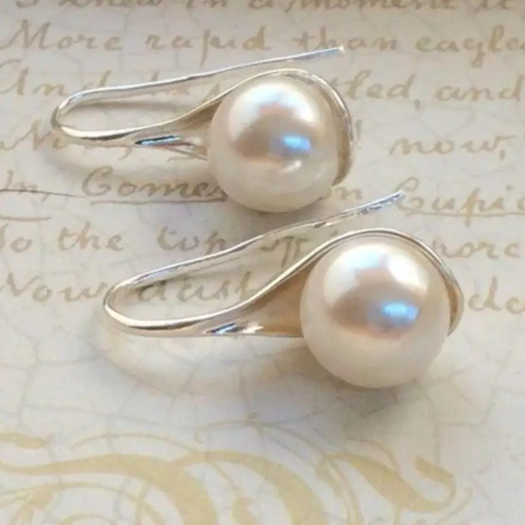 Elegante Parel Dangle Oorbellen