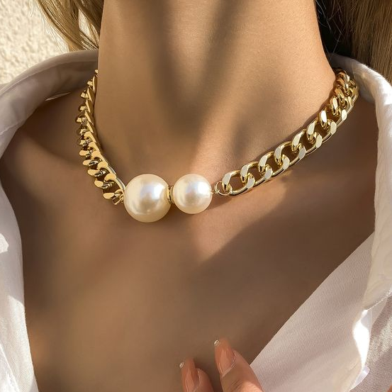 Elegante Dubbele Parel Ketting