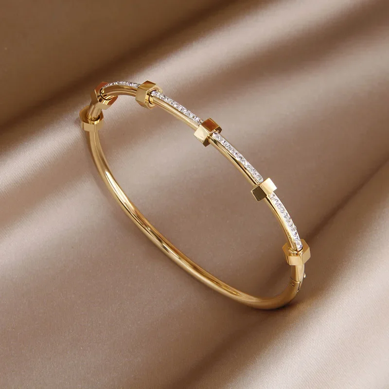 Elegante Heldere Gouden Armband