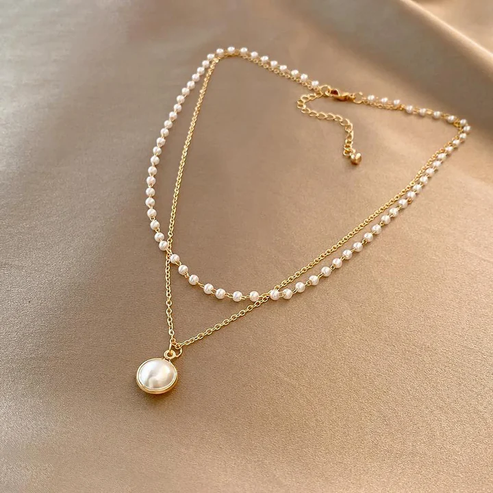 Elegante Parel Hanger Ketting