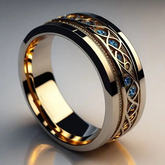 Gouden Infinity Ring Vintage