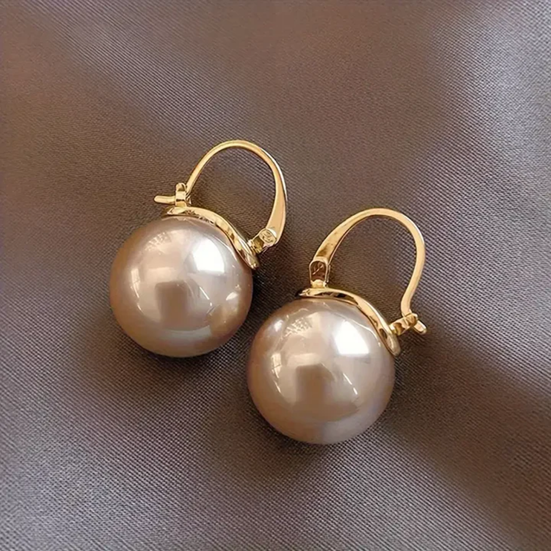 Gouden Parel Exquise Oorbellen