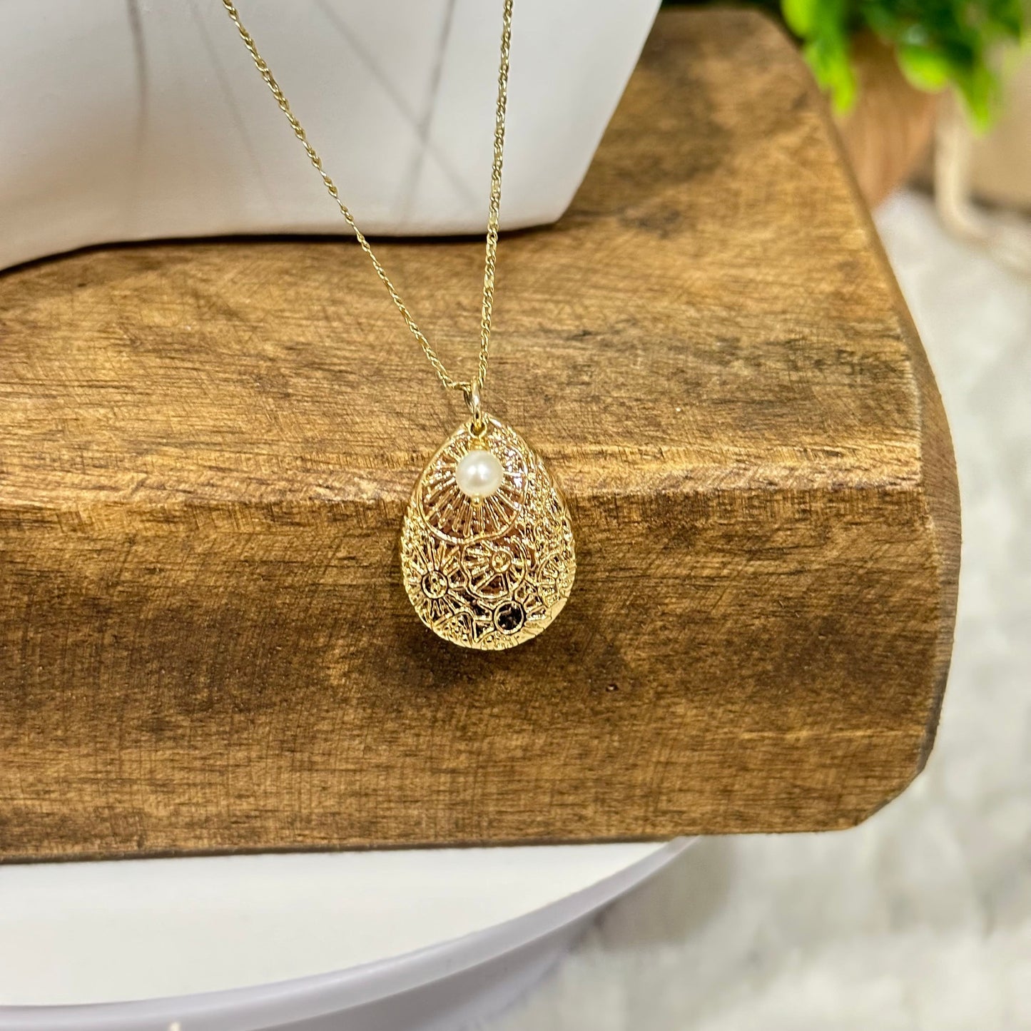 Marina Druppelparel Ketting