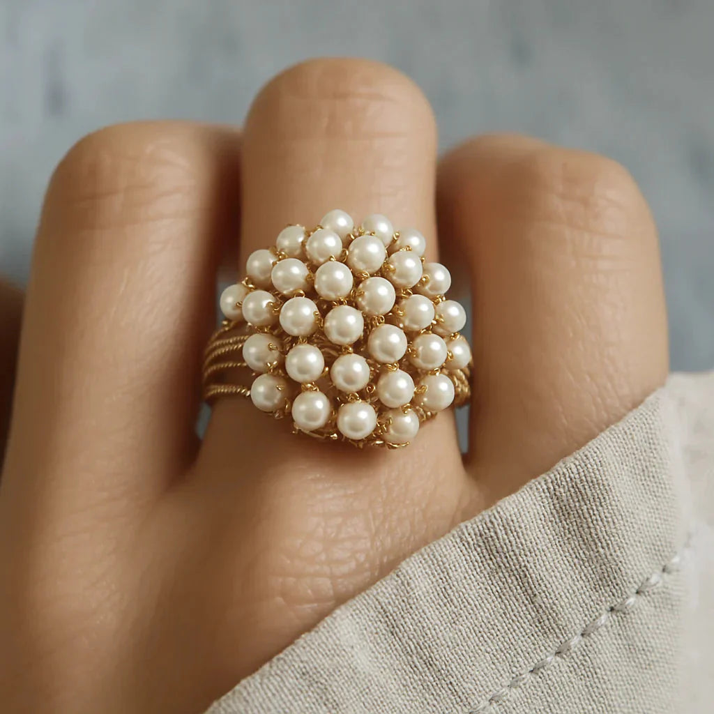 Bush - Ingelegde Parels Ring