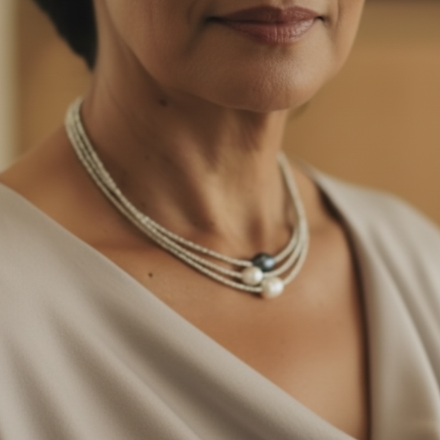 Vintage Zoetwater Parel Ketting