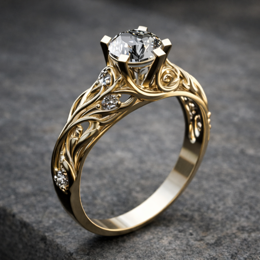 Elegante Exotische Zirkonia Ring