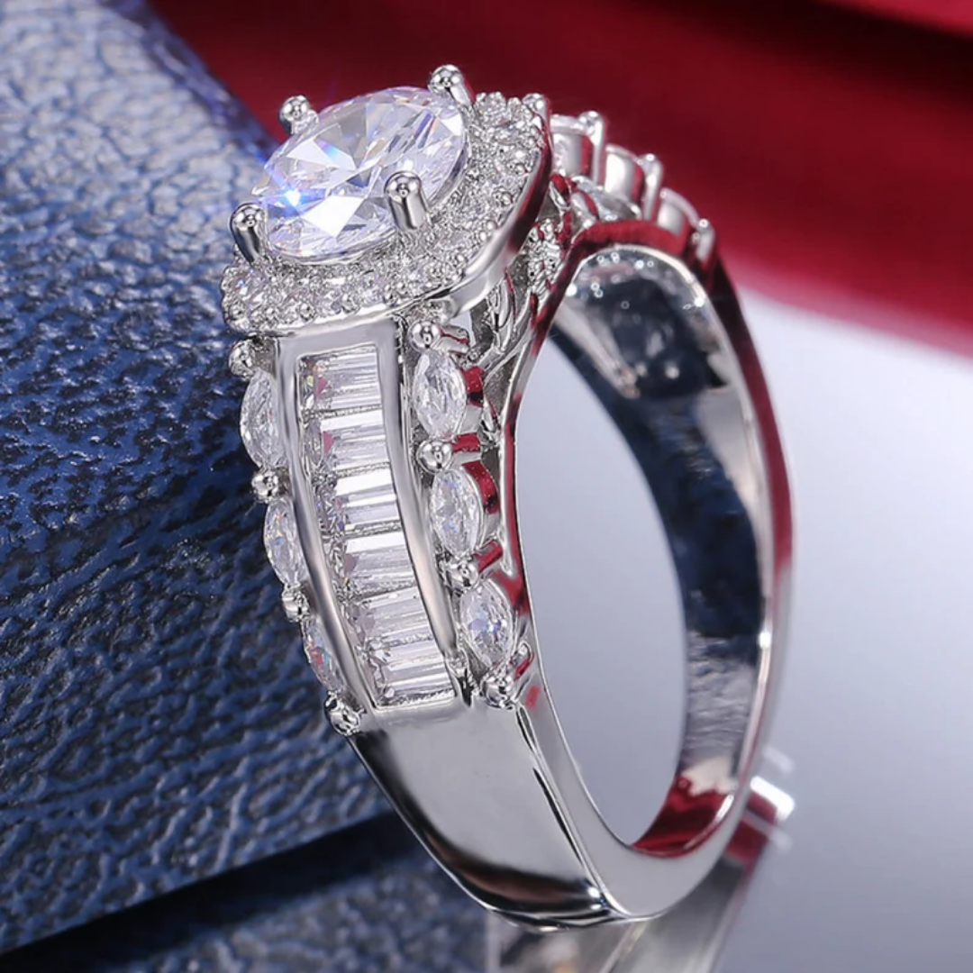Diamanten Kroon Statement Ring