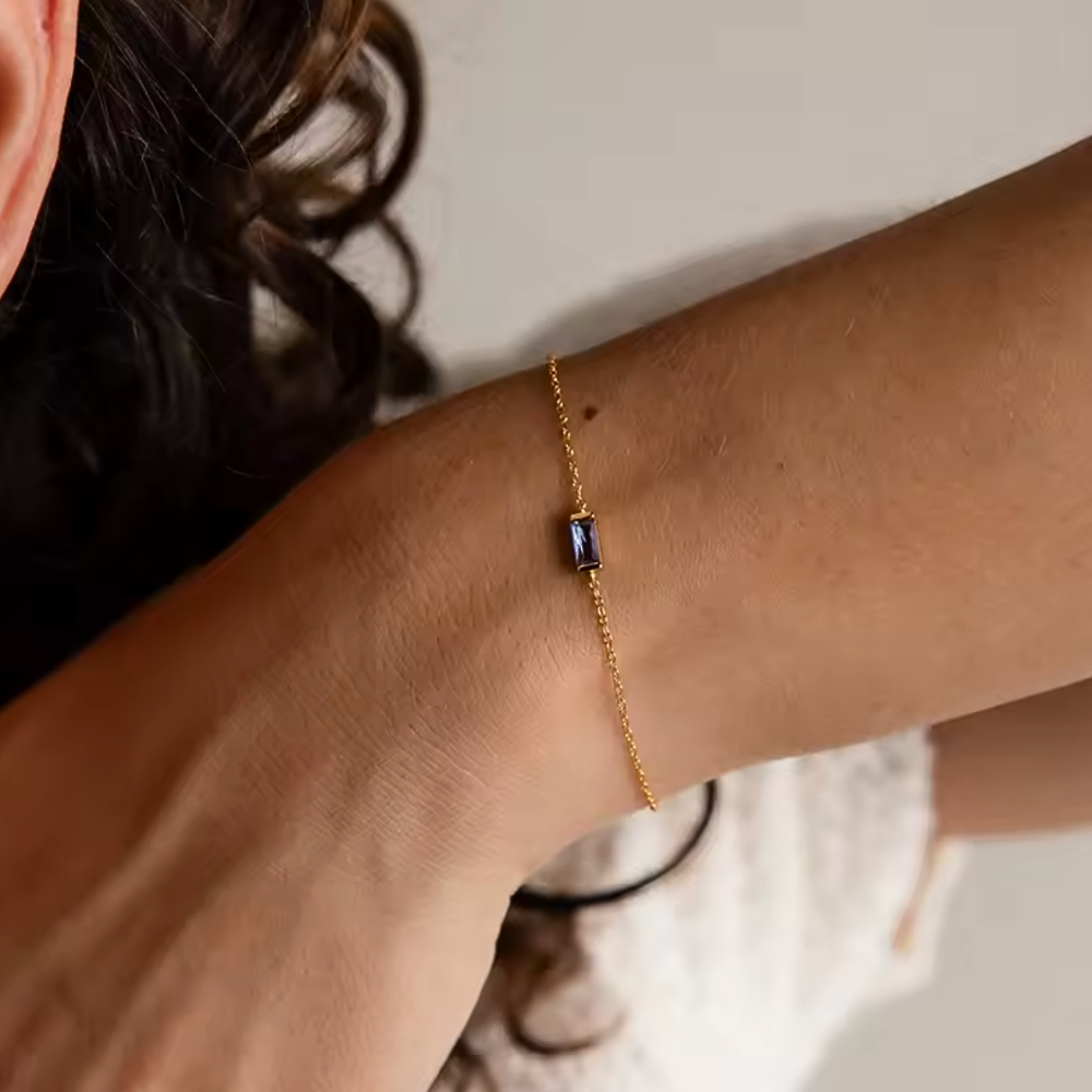 Hartlijn Geboortesteen Armband