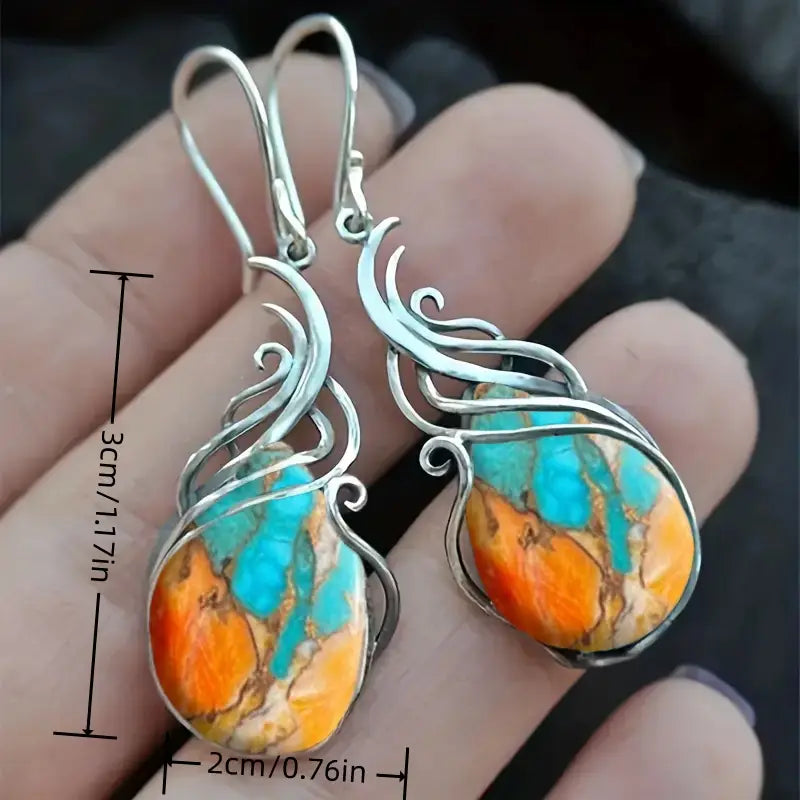 Briljante Edelsteen Dangle Oorbellen