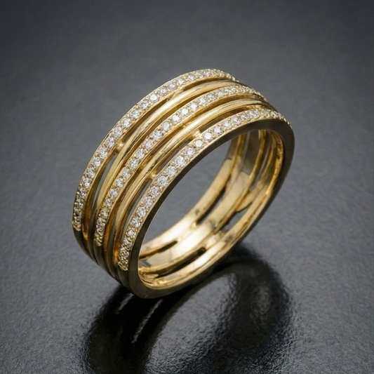 Draaigouden Harmonie Ring