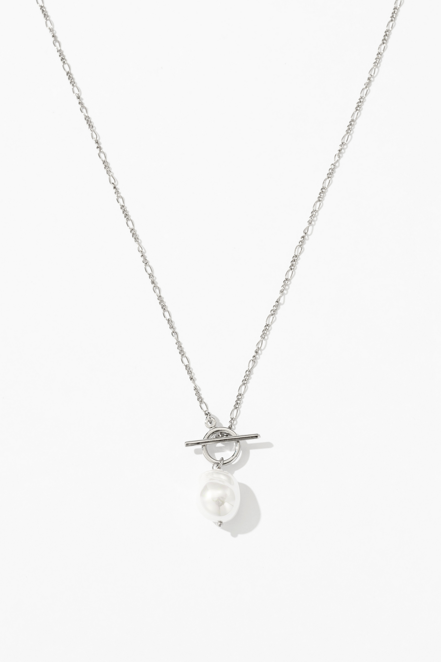 Elegante ketting met gouden parel