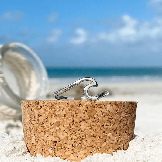 Zilveren Zee Golf Ring