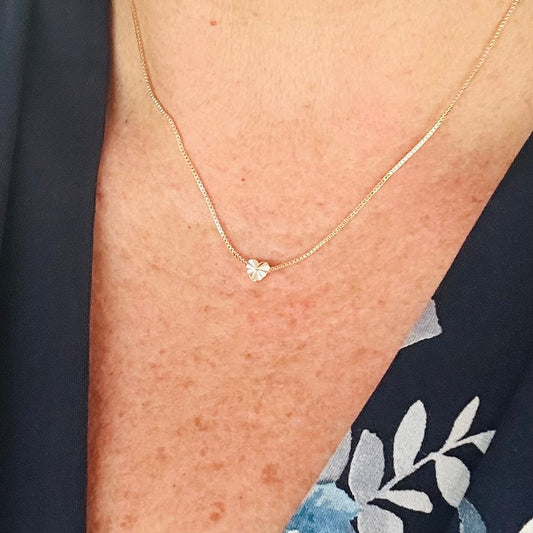 Bella Mini Hart Bedels Ketting
