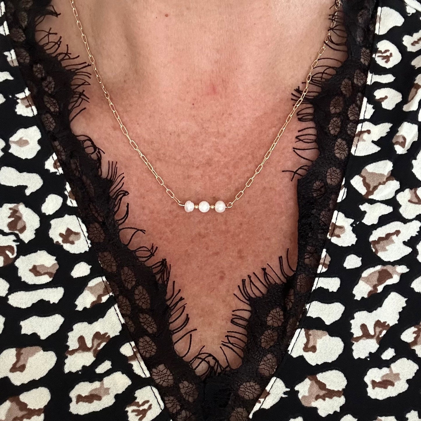Drie Wensen Parel Ketting