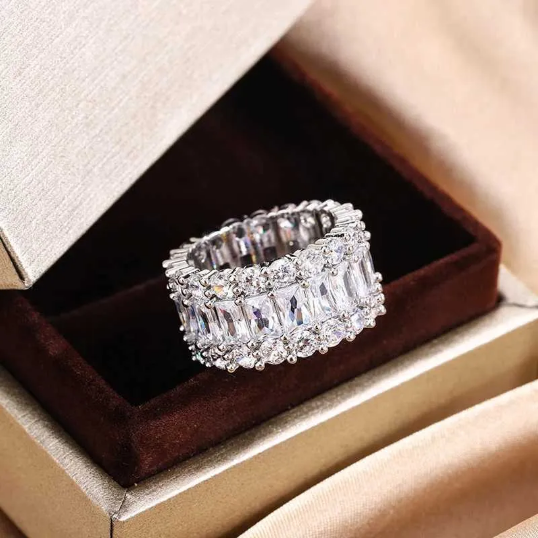 Luxe Baguette Diamanten Ring