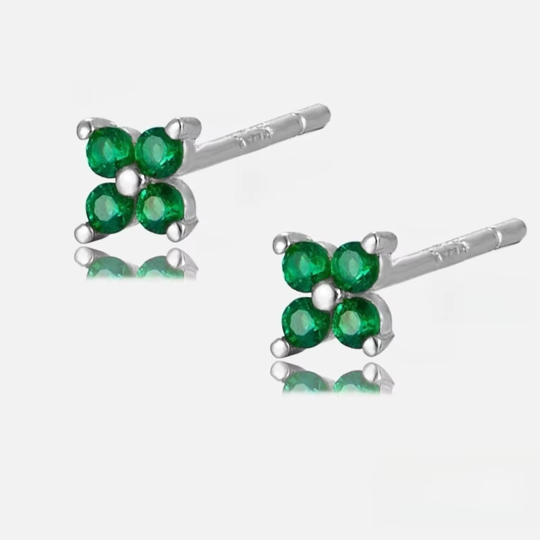 Fijne Bloem Stud Oorbellen