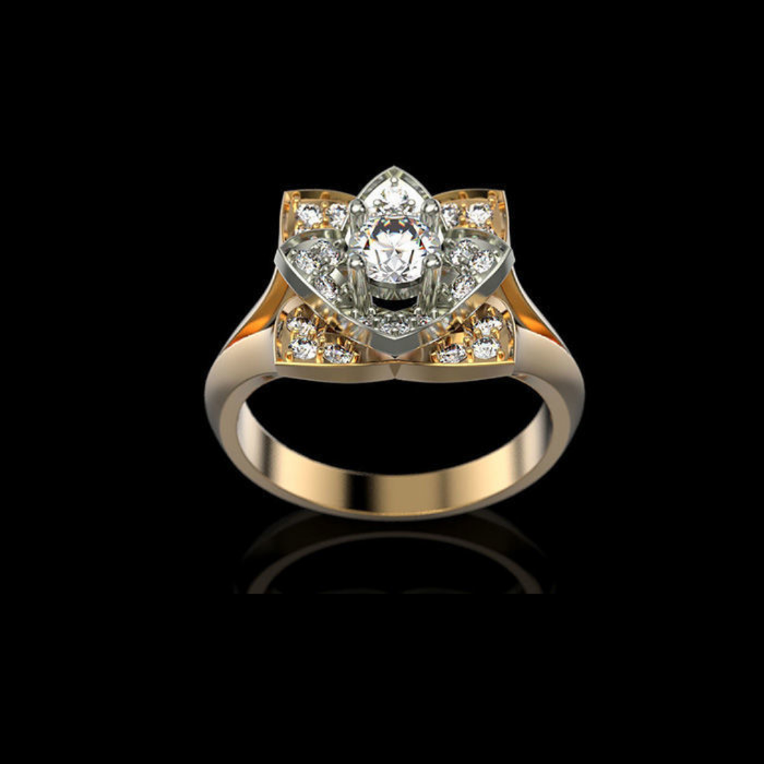 Koninklijke Diamant Cluster Ring