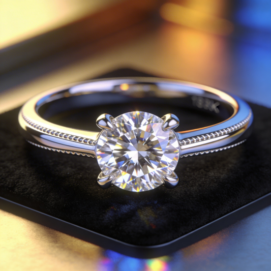 Klassieke Solitaire Diamanten Ring
