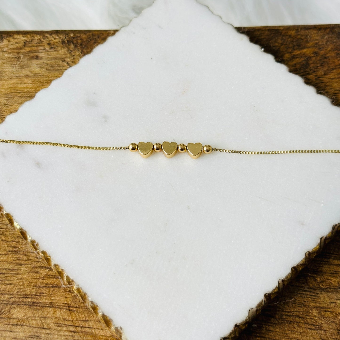 Bella Mini Hart Bedels Ketting