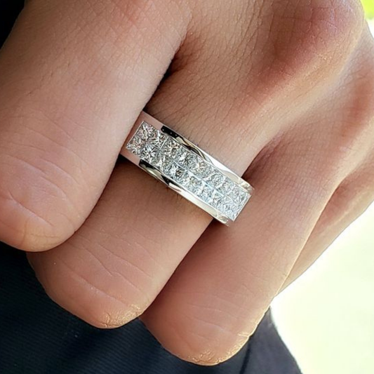 Baguette Diamant Statement Ring