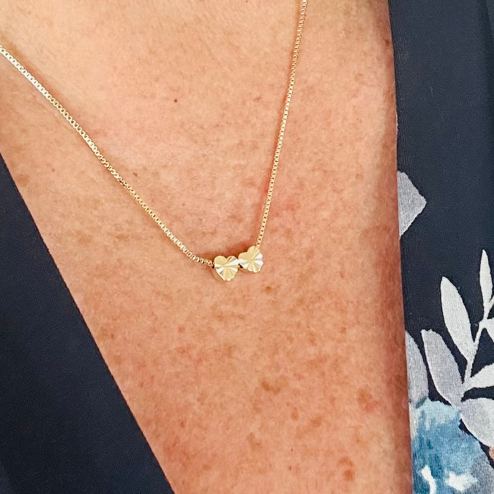 Bella Mini Hart Bedels Ketting