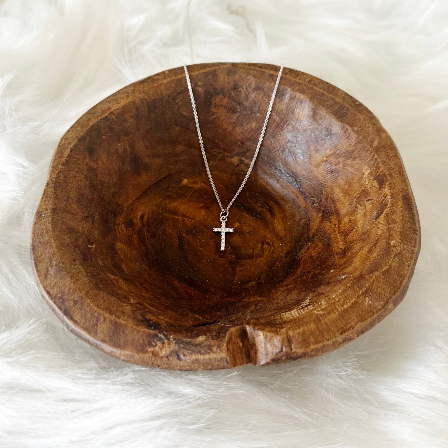 Jianna Zilveren Kruis Ketting
