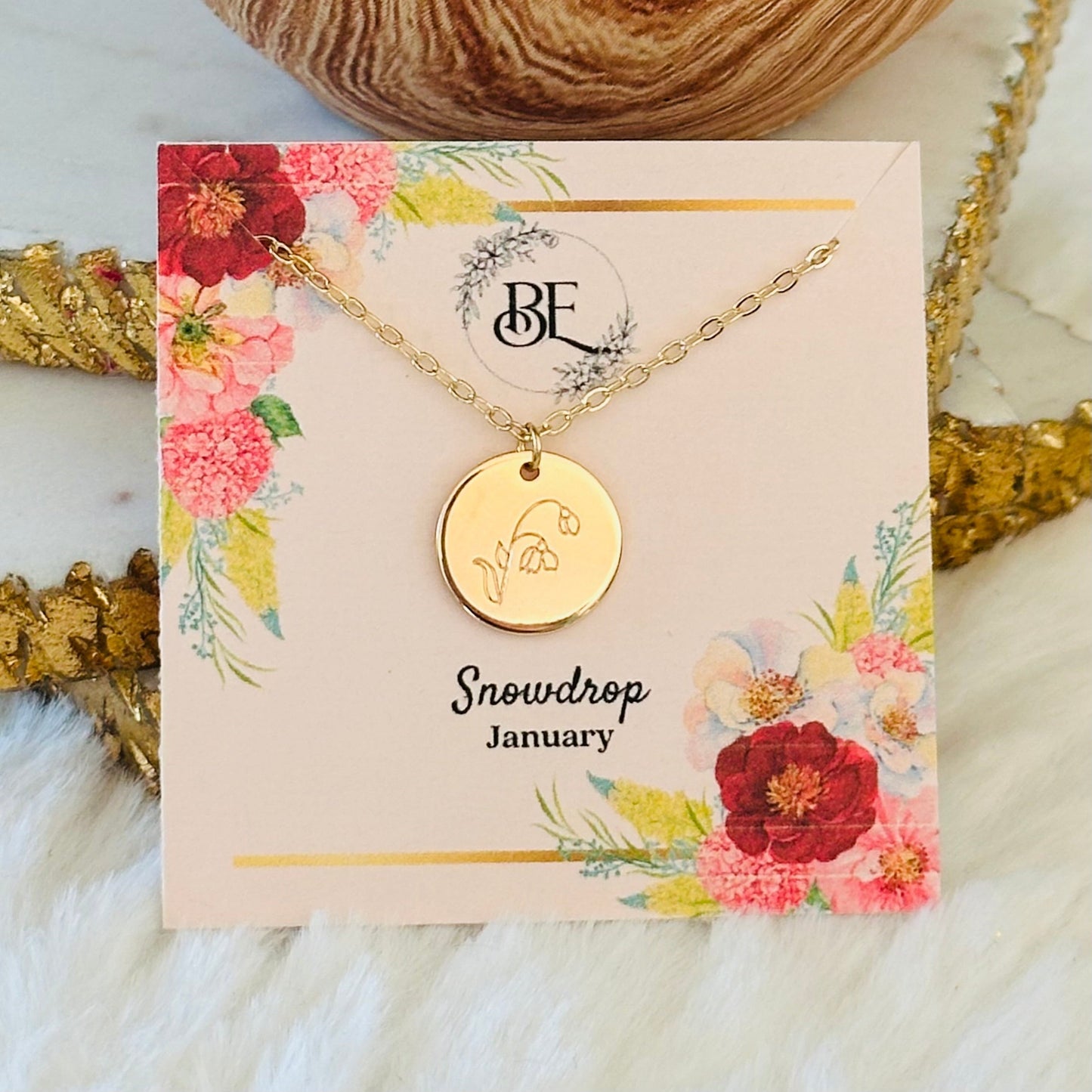 Geboorte Bloem Ketting