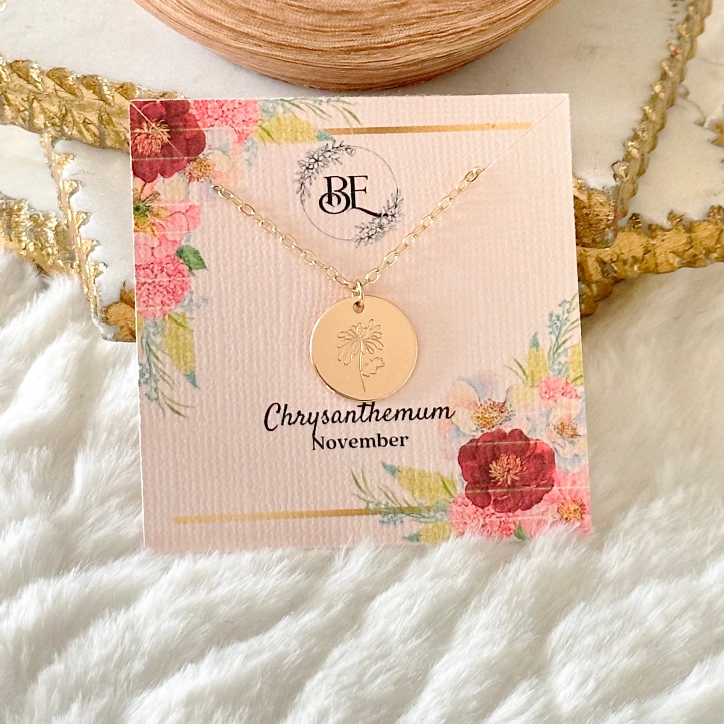 Geboorte Bloem Ketting