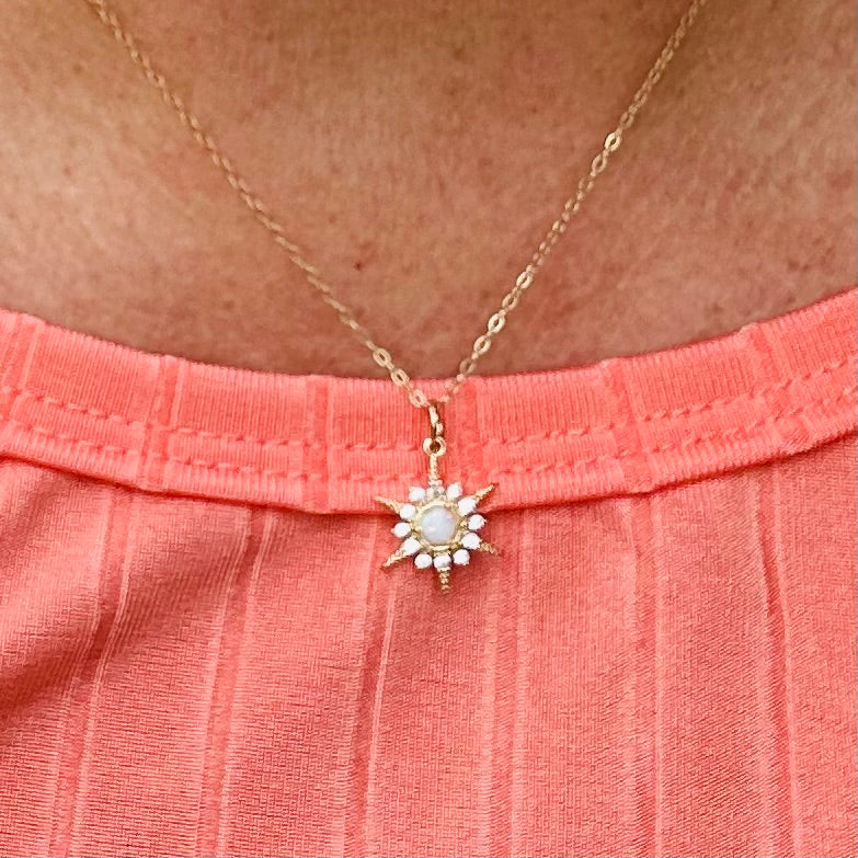 Stellina Opal Ster Necklace