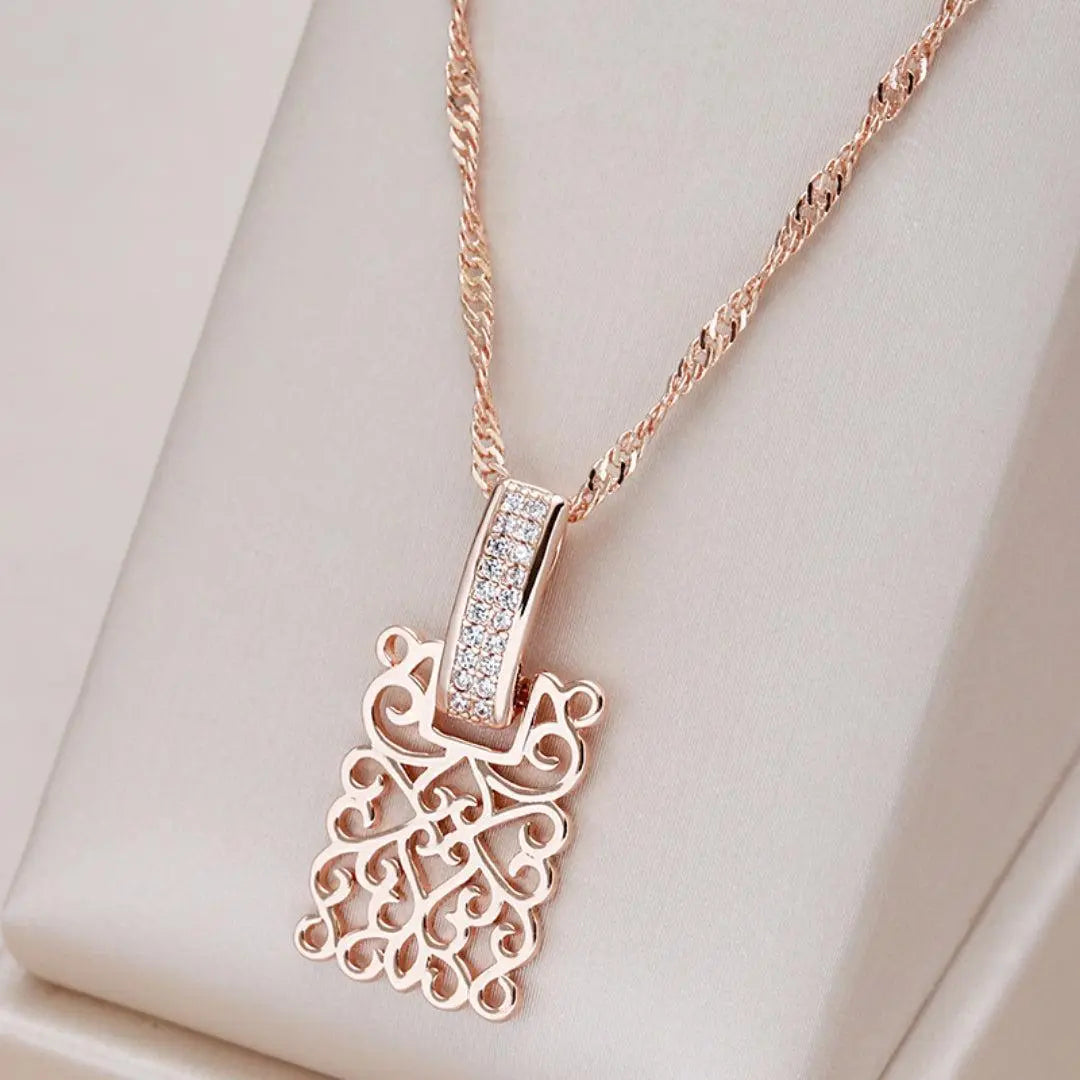 Elegante gouden ketting met mandala