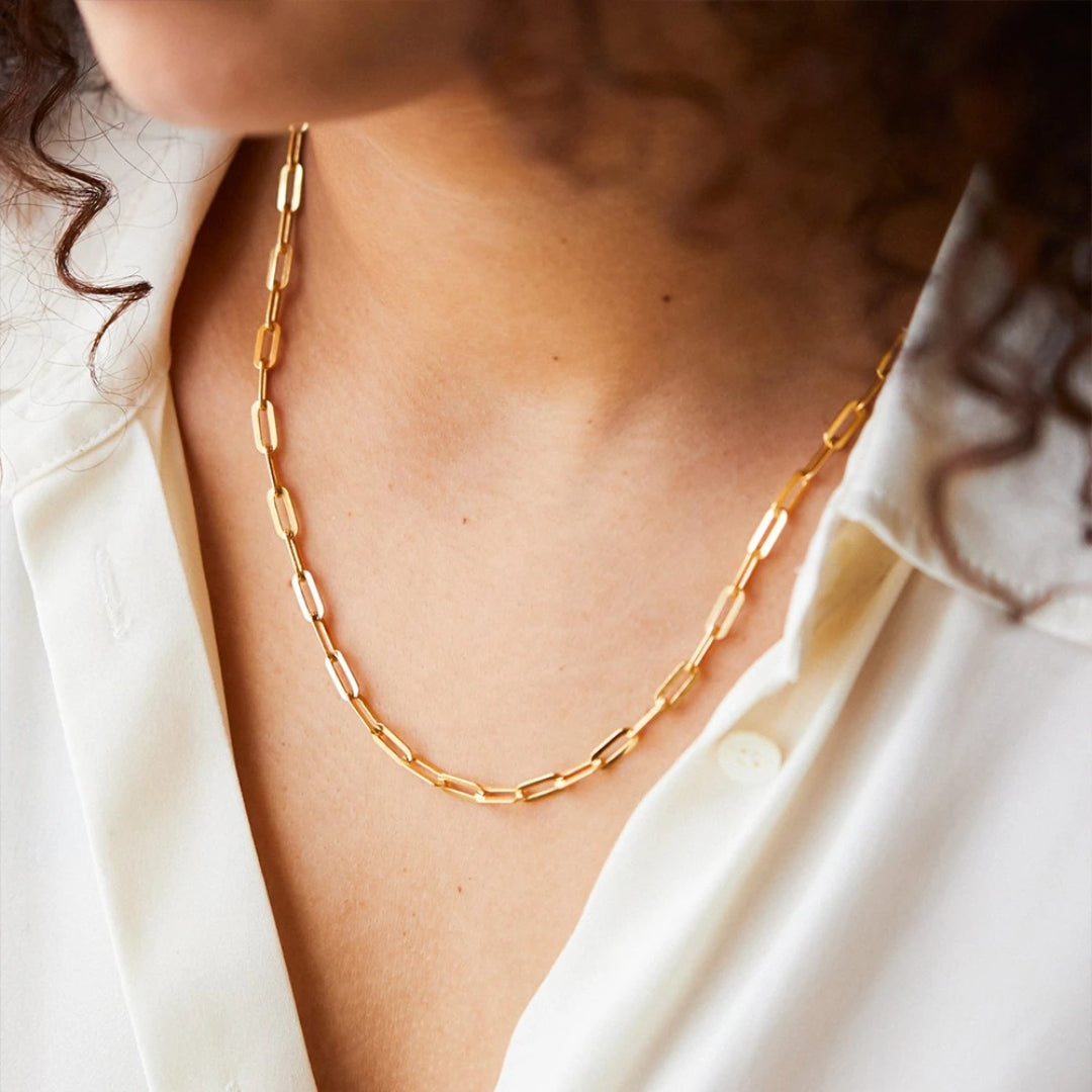 Fijne Gouden Ketting Halsketting