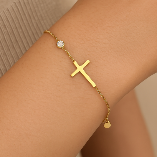 Spirituele Charm Gouden Armband