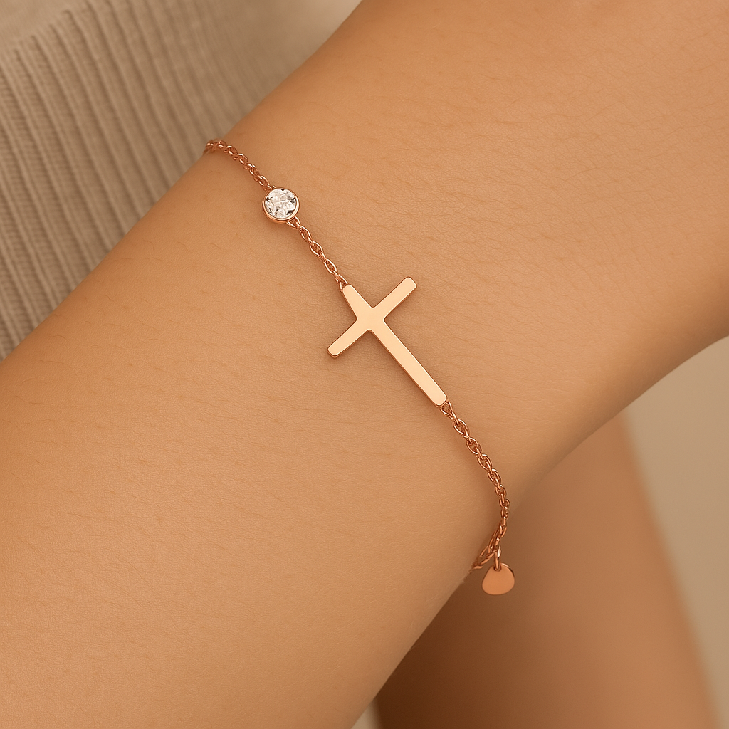 Roze Gouden Spirituele Armband