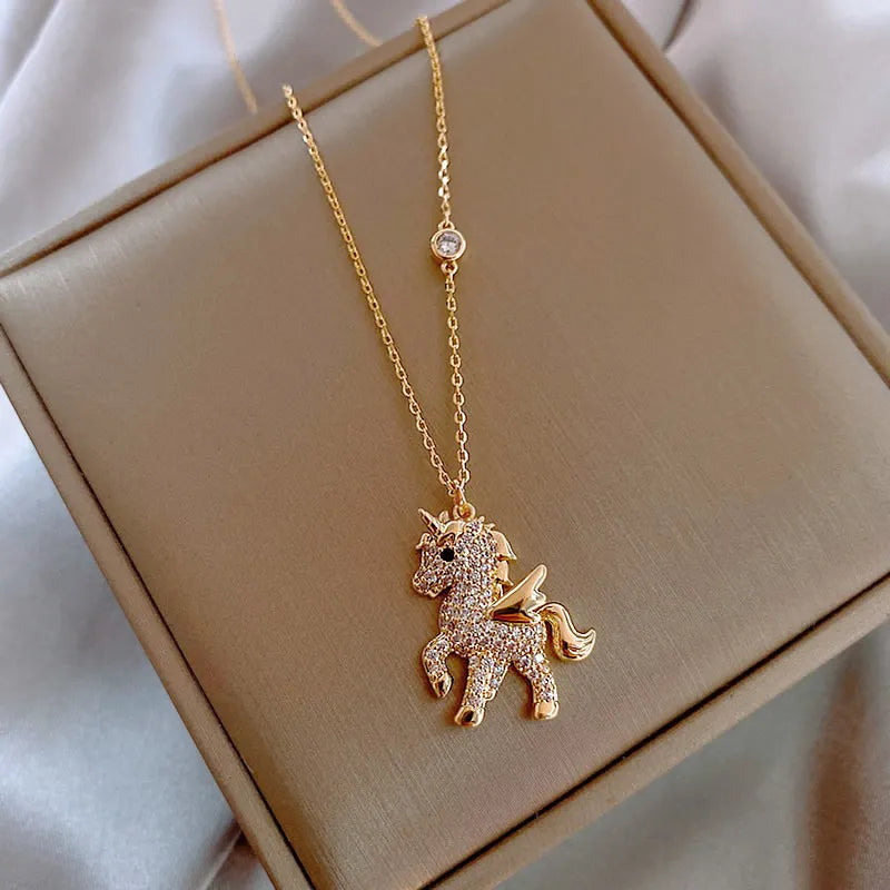 Elegante Eenhoorn Ketting