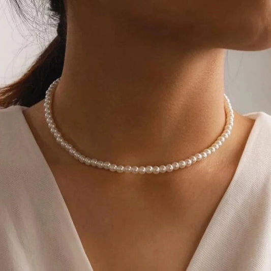 Zilveren Parel Ketting