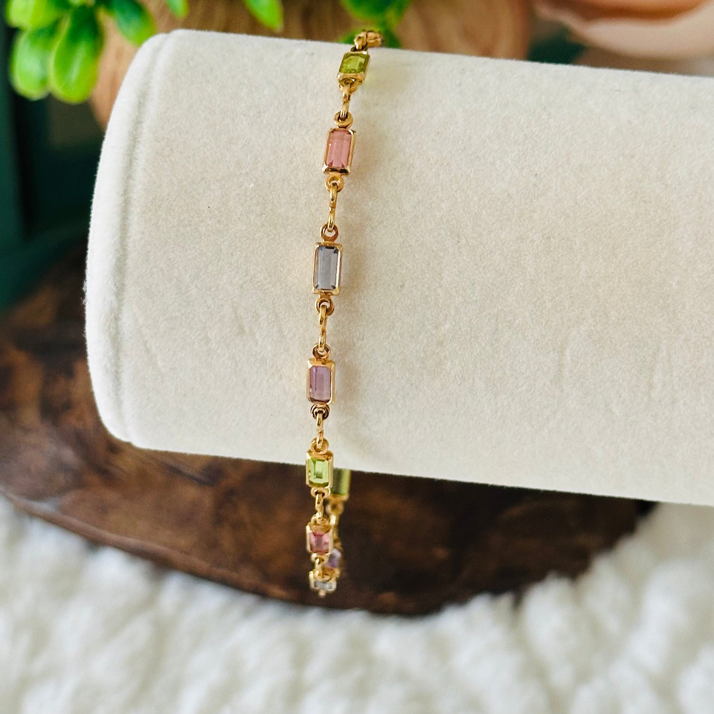 Isabella MultiColor CZ Steen Armband