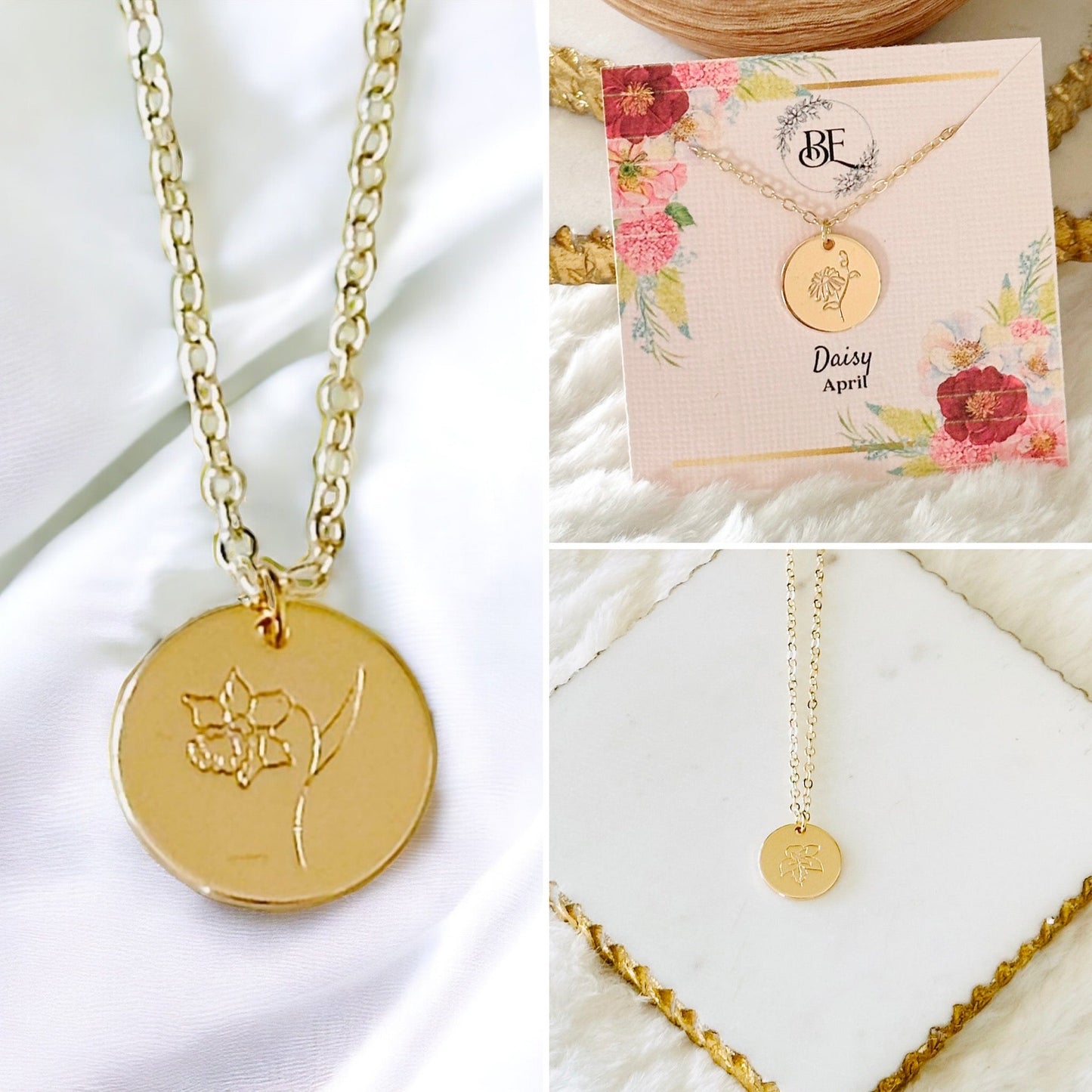 Geboorte Bloem Ketting