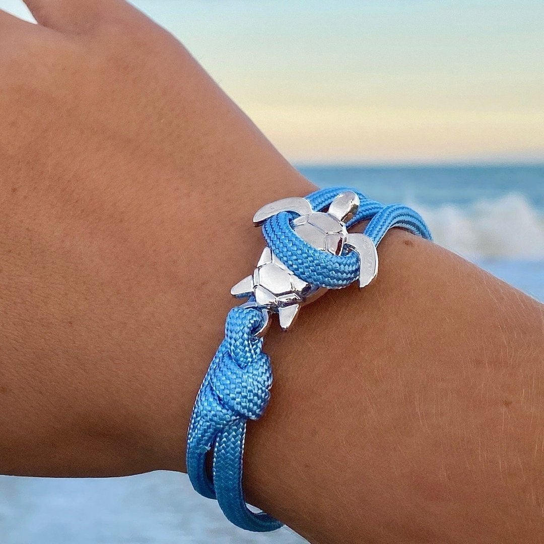 Handgemaakte Zee Schildpad Armband | Duurzame Ocean-Inspirerende Sieraden