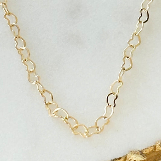 Amore Hart Link Choker Ketting