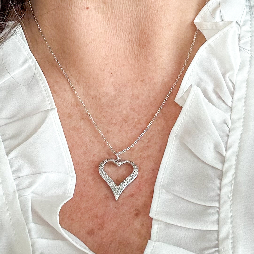 Silvia Dainty Hart Ketting