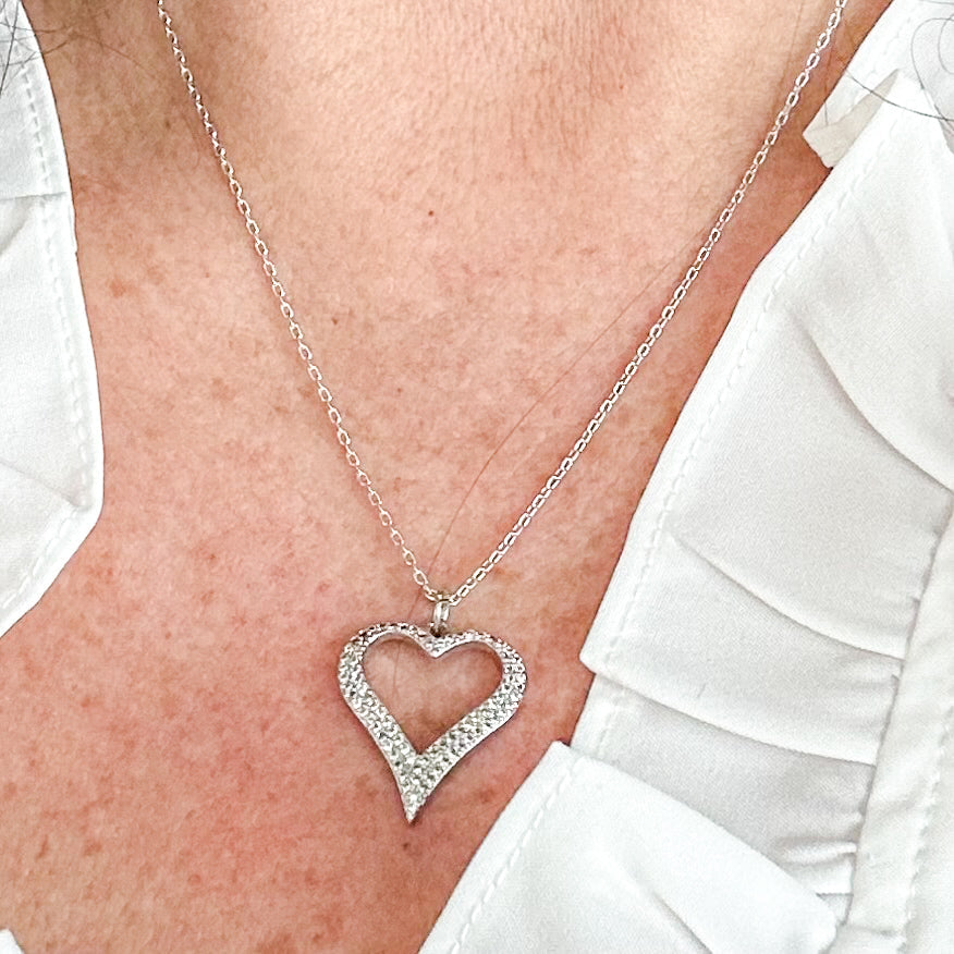 Silvia Dainty Hart Ketting