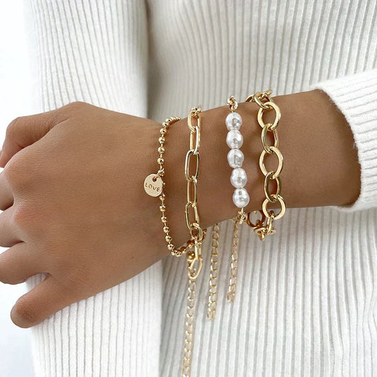 Gouden Parel Armband Pakketten