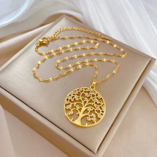 Roots of Life Ketting in Goud