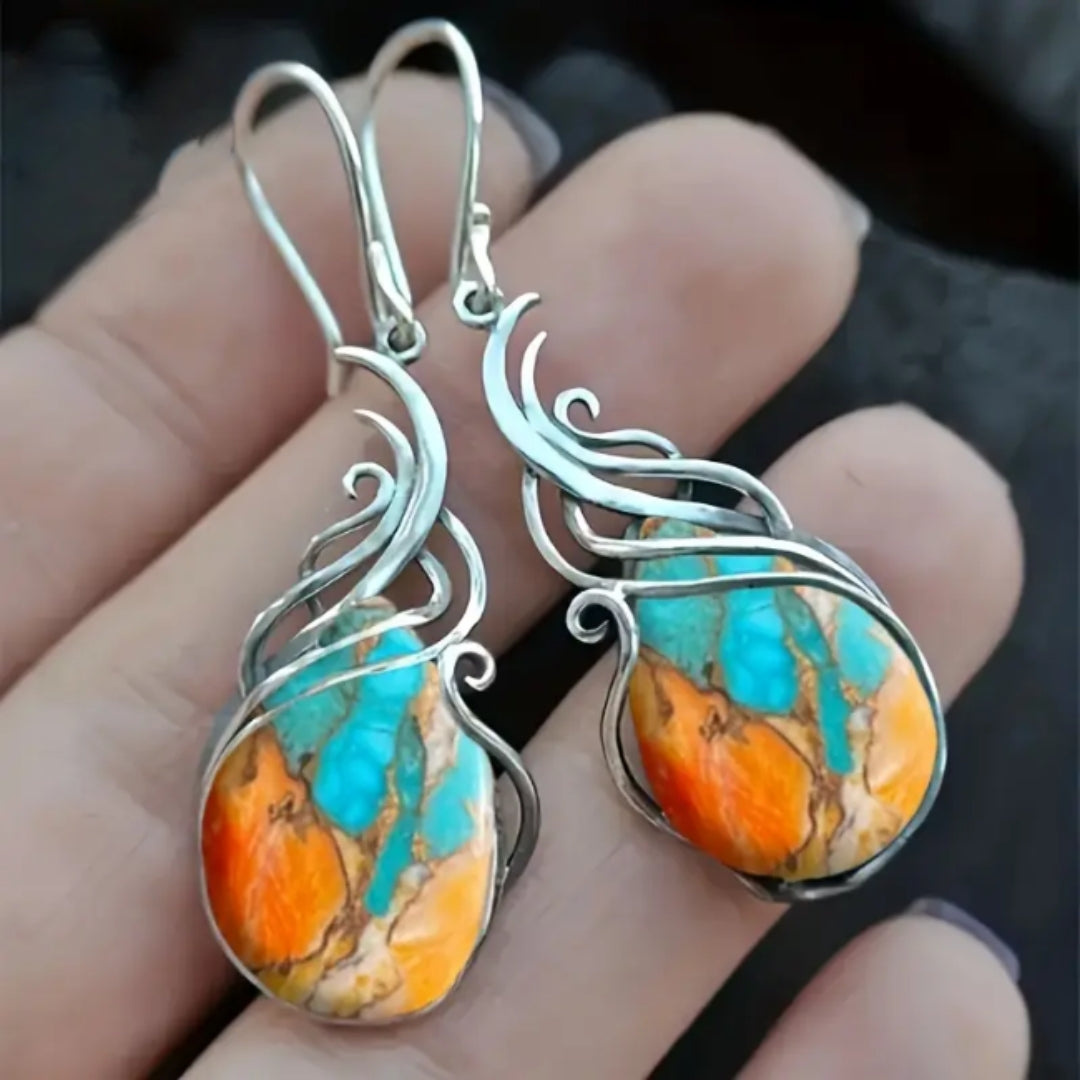 Briljante Edelsteen Dangle Oorbellen
