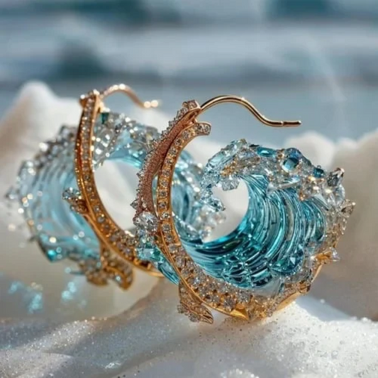 Oceaan's Eed Oorbellen | Duurzame, door de oceaan geïnspireerde sieraden