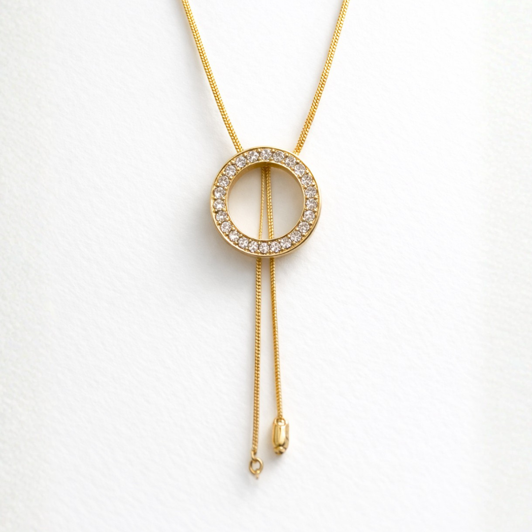 Vintage Gouden Verstelbare Cirkelketting