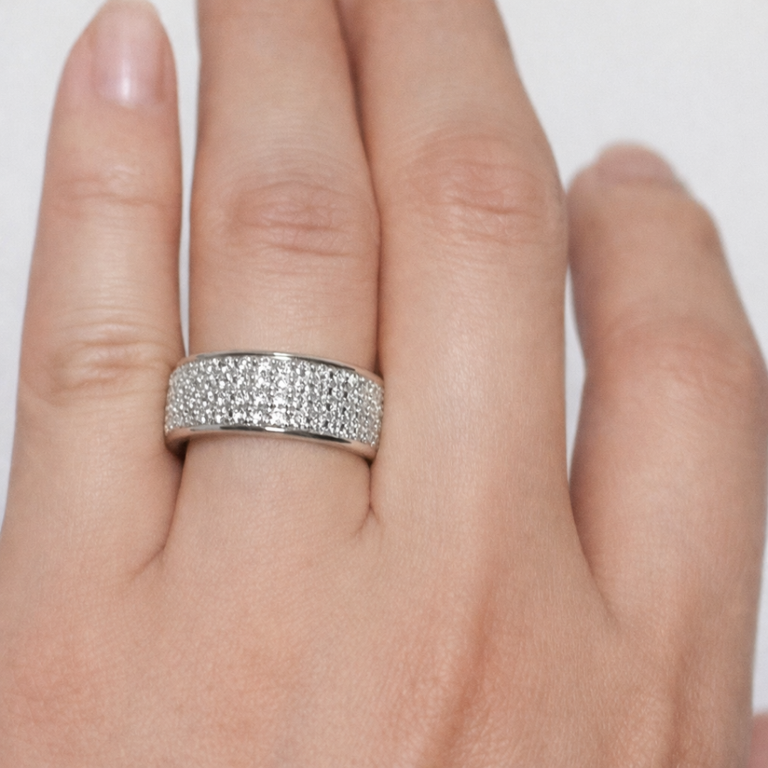 Zirconia & Zilveren Ring